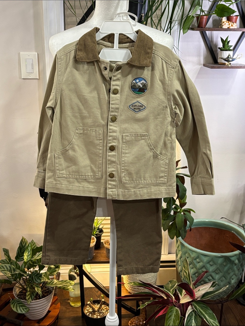 Stitch & Stone boys Explorer Jacket and Pants Set size 4T